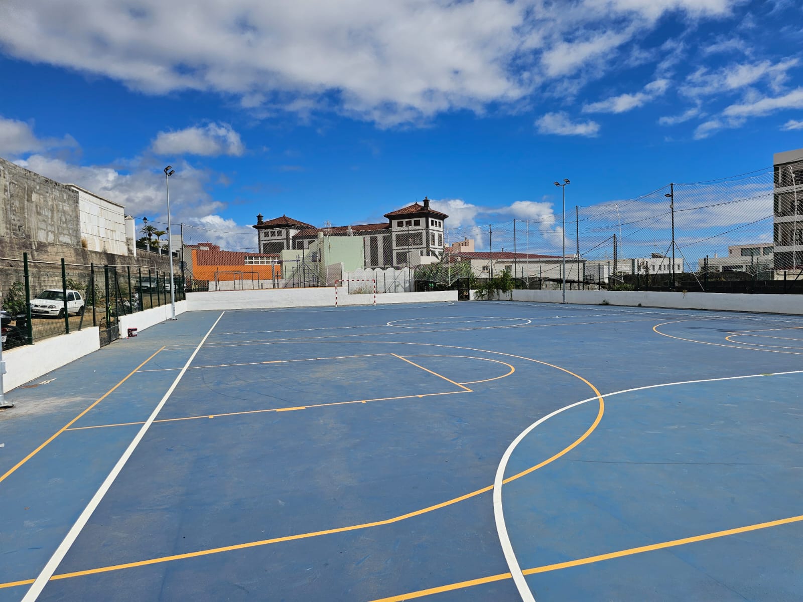 Santa Cruz de La Palma licita la cubierta y la instalación fotovoltaica de la cancha de San Telmo con una inversión superior a 619.000 euros