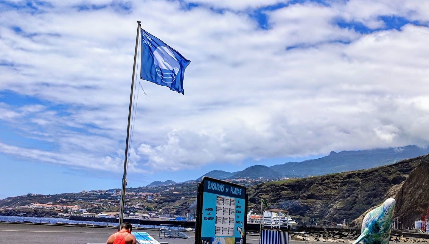 Santa Cruz de La Palma revalida su Bandera Azul y consolida la excelencia en su playa