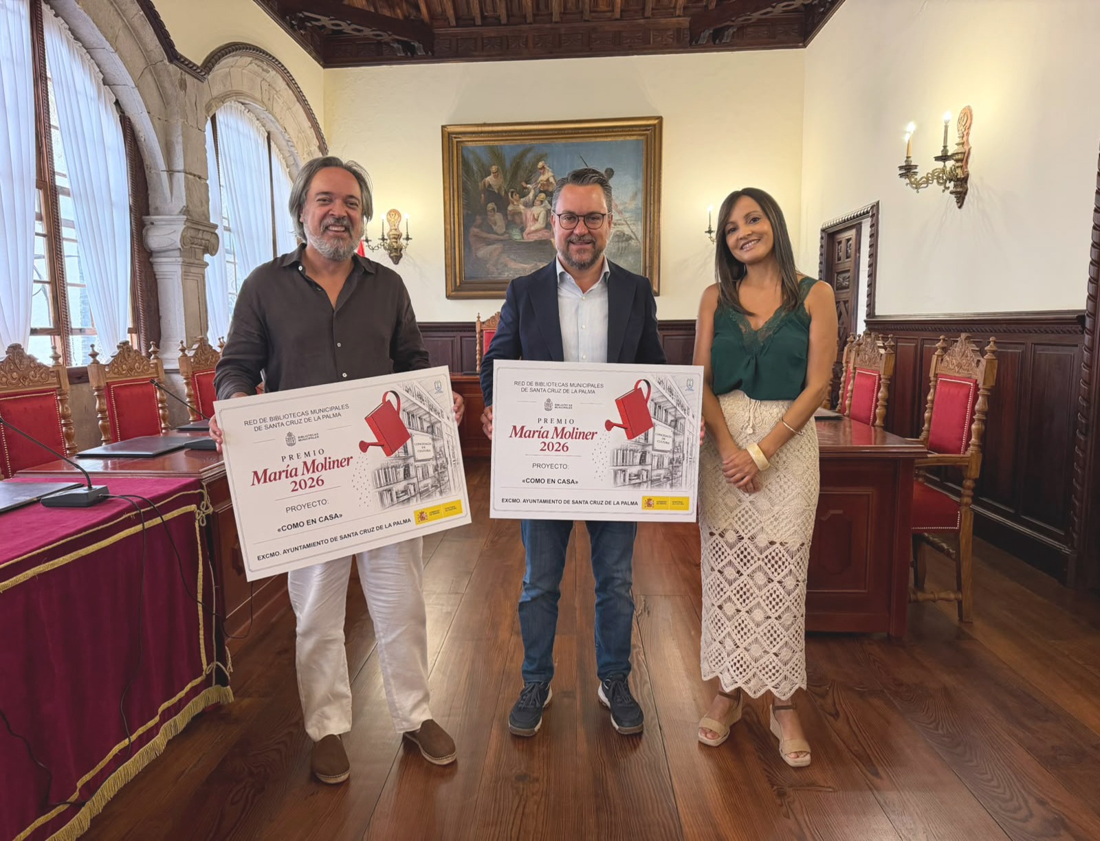 Santa Cruz de La Palma recibe por sexto año consecutivo el Premio Nacional María Moliner por su proyecto ‘Como en casa’
